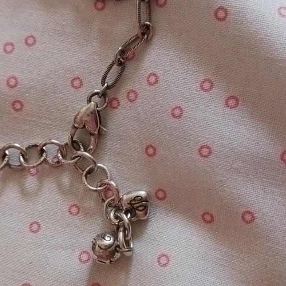 Brighton Green Tone Charm Long Chain Necklace - Picture 8 of 9